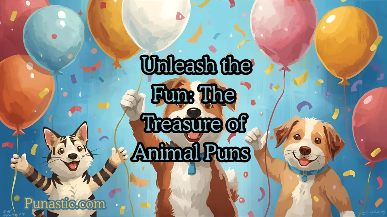 Unleash the Fun: The Treasure of Animal Puns 🦁😂