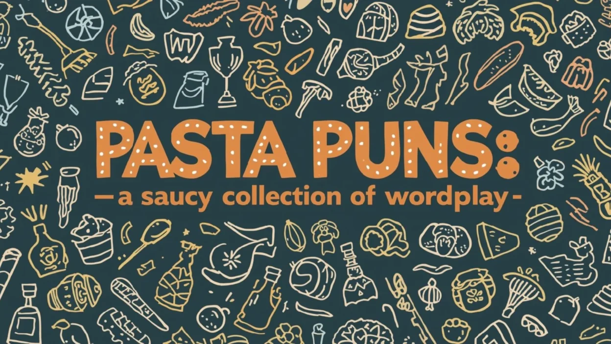 100+ of Pasta Puns: A Saucy Collection of Wordplay 🍝
