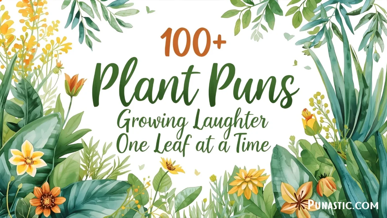 100+ of Plant Puns: Growing Laughter One Leaf at a Time