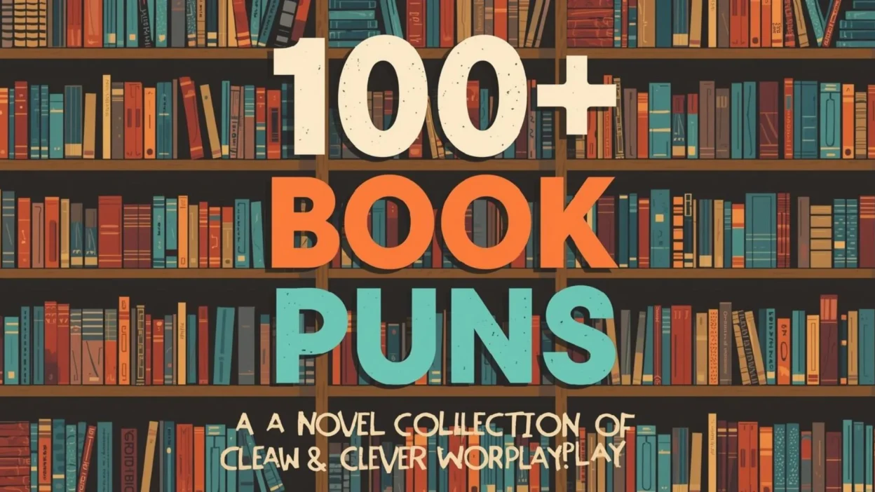 100+of Book Puns: A Novel Collection of Clean & Clever Wordplay