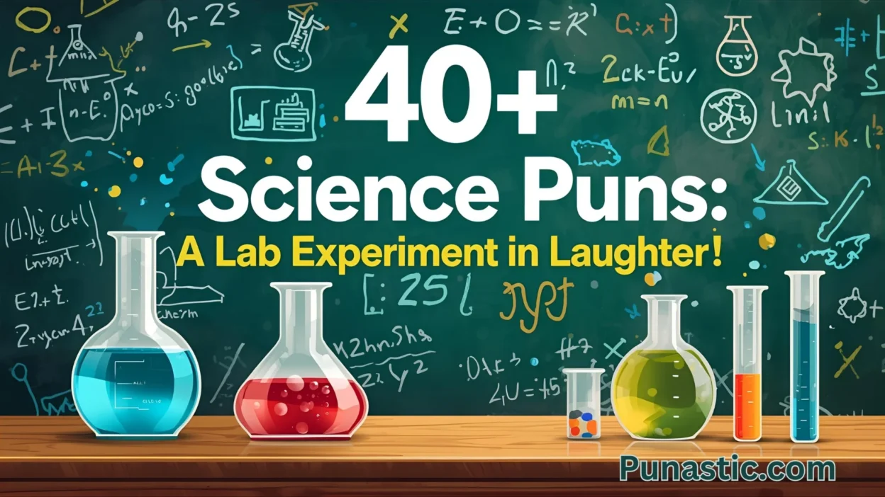 40+of Science Puns: A Lab Experiment in Laughter