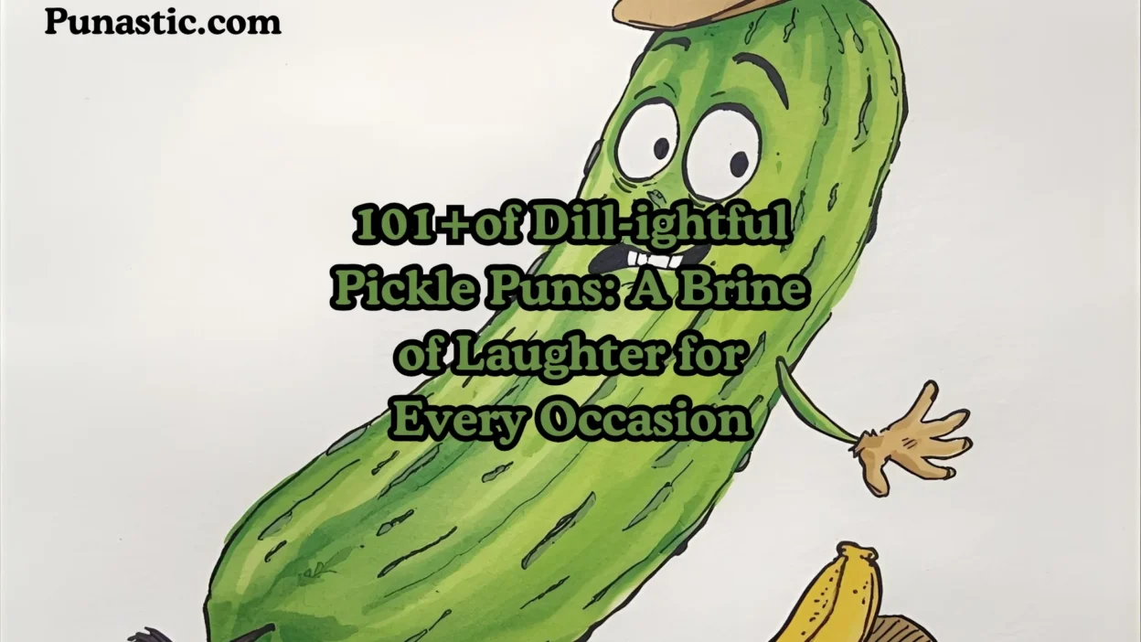 101+of Dill-ightful Pickle Puns: A Brine of Laughter for Every Occasion