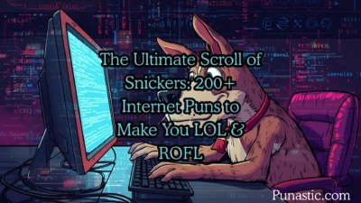 The Ultimate Scroll of Snickers: 200+ Internet Puns to Make You LOL & ROFL😂
