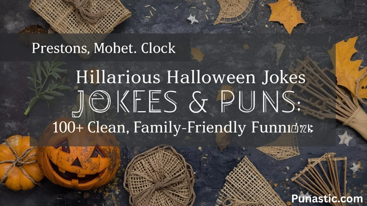 🎃 Hilarious Halloween Jokes & Puns: 100+ Clean, Family-Friendly Funnies