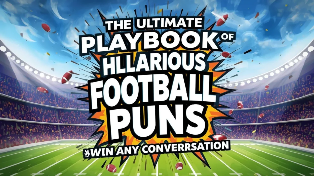 The Ultimate Playbook of Hilarious Football Puns to Win Any Conversation ⚽