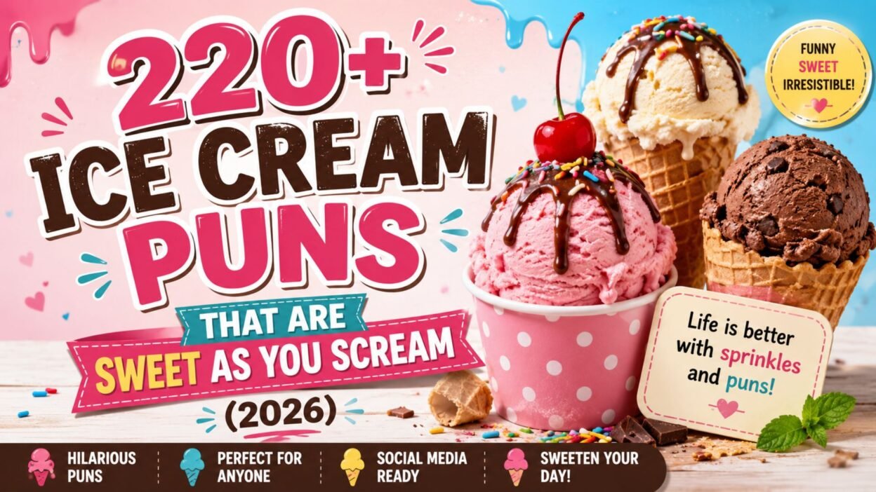 ice cream puns