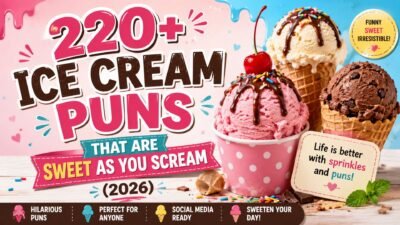 ice cream puns
