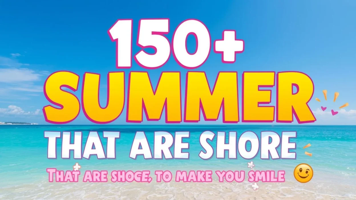150+ Sunny Summer Puns That Are Shore to Make You Smile 🌞😎