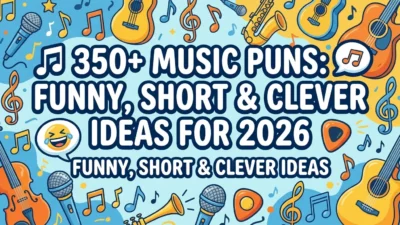 350+ music puns with funny, short, and clever ideas for music lovers in 2026