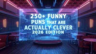 250+ Funny Puns That Are Actually Clever (2026 Edition) 😂