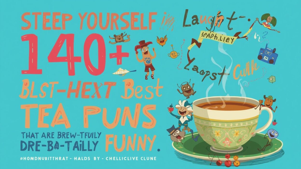 ☕ Steep Yourself in Laughter: 140+ Best Tea Puns That Are Brew-tifully Funny