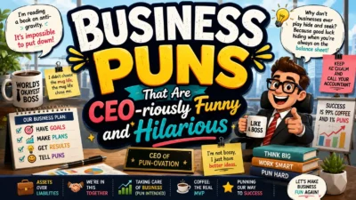 Business Puns That Are CEO-riously Funny and Hilarious